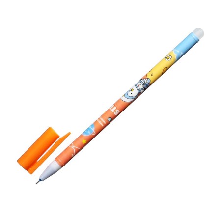 Gel handle with Erased Calligrata ink, 0.38mm, blue rogue, anime case, mix-1