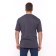 T-shirt male, dark gray color, size 46