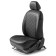 Auto-Chekhly Rival rhombus, Rear back is Separate 40/60, Lada Xray 2015-n., Eco-leather, black, SC.6004.2