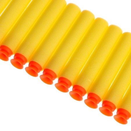 Blaster "Fiery", shoots with soft bullets, works on batteries-7