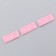 Textile strip "54-56", 5 x 1.1 cm, pink color
