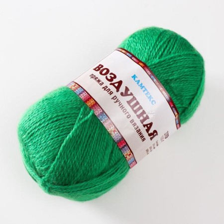 Yarn "air" 25%Merinos. wool, 25%wool, 50%acrylic 370m/100g (044 grass)-1