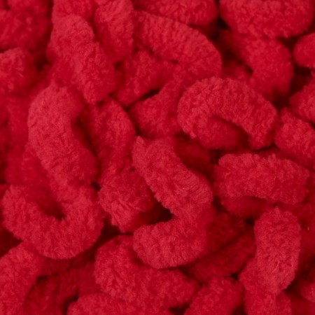 Yarn "Puffy Fine" 100% micropoliester 14.5m/100g (56 red)