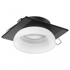 Lamp built -in Novotech. Lirio, 9W, GU10, 40x92x92 mm, black color