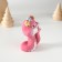 Polystone souvenir "Snake with a floral wreath" with gold mix 4.5x4x6.5 cm
