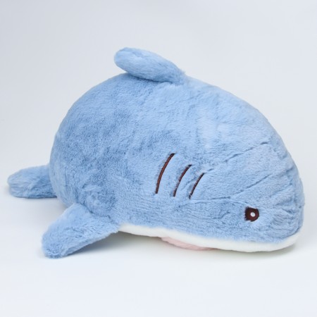 Soft toy "Cat" in a shark costume, 48 cm, blue color-3