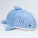 Soft toy "Cat" in a shark costume, 48 cm, blue color
