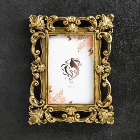 Photo frame "lace" bronze with gilding, for photo 10x15, 22.5x17cm