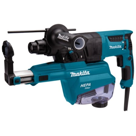 Perforator Makita HR2652, 800 W, SDS+, 3 modes, 2.9 J, 4600 beats/min, case, dustysos.