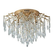 Crystal Crystal Economic light 15545/8+8FGD+CL WTLED, 8x40W, E14, 36x55x55 cm, Golden color