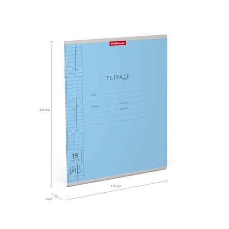 Notebook18l CL Erichkrause Coverpro classic. layer. region. chalk. Cardboard, mix-7