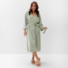 Women's robe KAFTAN PLUSHY p. 48-50, green