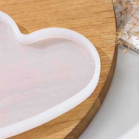 Mold Dolyana "Heart", silicone, 15 × 13 × 1 cm-2