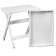 Journal table with tray Lotus, 582x400x620, dairy oak