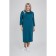 Female dress, size 64, turquoise color