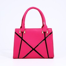 Bag Female Tout with zipper, pink color