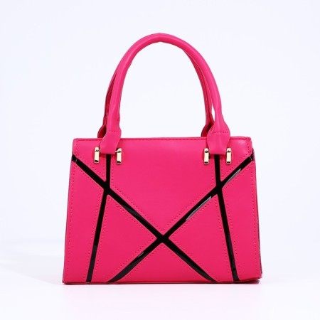 Bag Female Tout with zipper, pink color