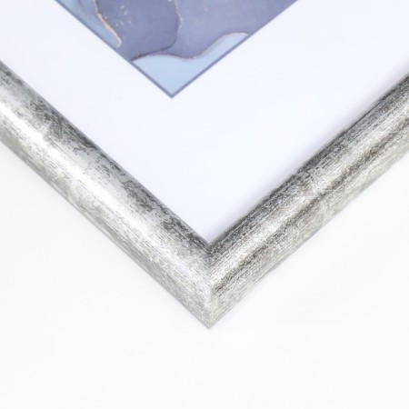 Photo frame plastic "Rainbow" 21x30 cm, steel-1