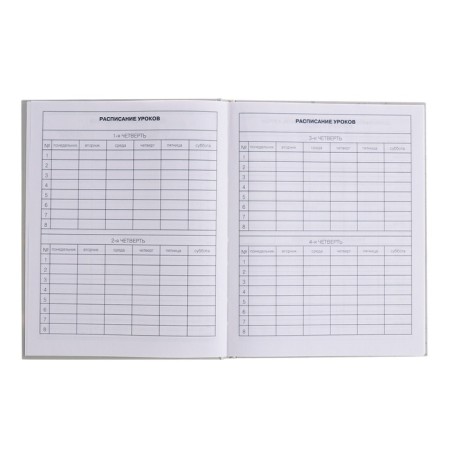 Diary for grades 1-4, solid cover "Kruglyash", glossy lamination, block 60g/m²-6