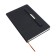 Leduced Diary A5, 96l, Lin, Holder for phone/tablet/handles, black