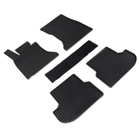 Rubber rugs ’grid’ for BMW 5 Ser F10, 2013-2017