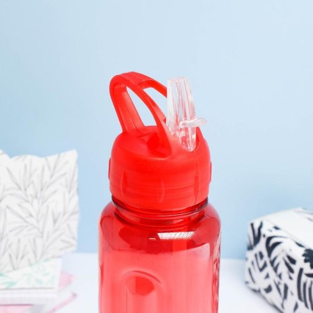 Water bottle, 650 ml, Baraolet, with a drinker, 24 x 7 cm, mix-2