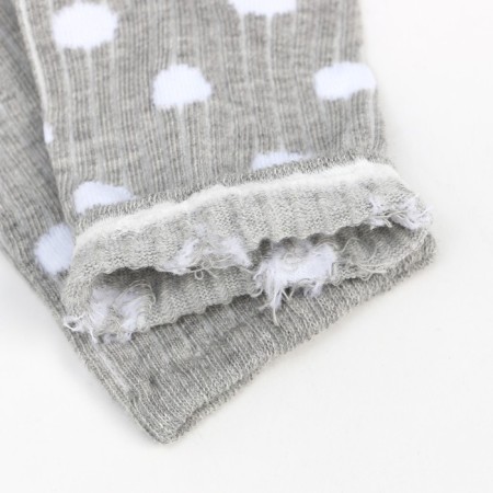 Women's socks "peas", light gray color, size 23-25-3