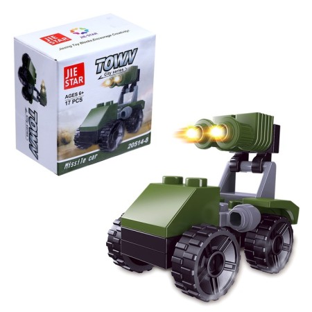 Designer "assault machine", 17 parts