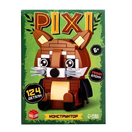 Designer "Pixi. Raccoon ", mini blocks, 124 details-2
