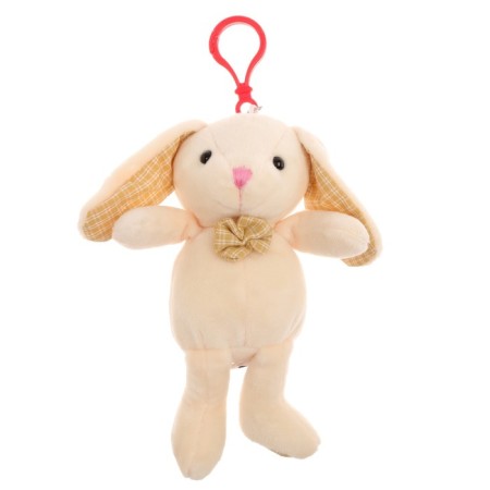 Soft toy "Rabbit", on the suspension, beige color