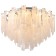 Ceiling chandelier Glowice 10XE14 40W, size 60x60x42 cm, color chromium
