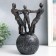 Polystone souvenir "Three Equilibrists on the Ball" under the bronze 18x16x26.5 cm