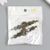 Decorative metal handle "Foliage" (set 2 pcs) 8.5x1.7x0.7 cm