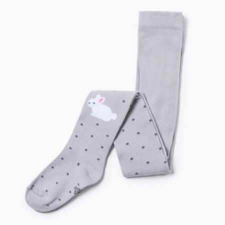 Pantyhose children's kaftan "bunny" 92-98 cm, gray