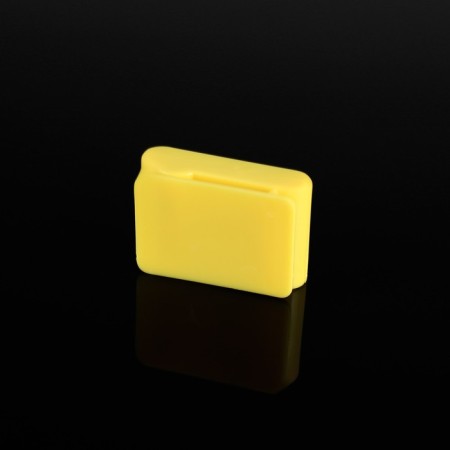 Vibroyaitzo jaga jaga, with a remote control, silicone, 7/3 cm, yellow-5