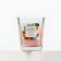 Aromatic candle in a glass "Summer Romance": melon, 6.8 x 8 cm.