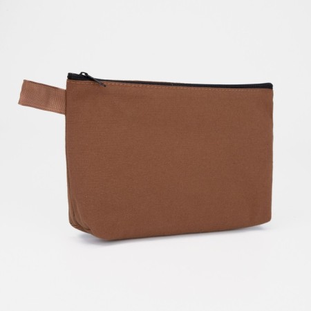 Lightning cosmetic bag, brown color