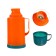 Thermos 1.2 l, with a glass flask, retains heat 18 hours, 15 x 28 cm, orange