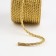 Thread for weaving, d = 4 mm, 15 ± 1 m, gold color