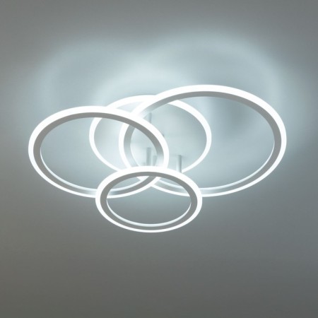 Ceiling Citilux "Trinity" CL238130, 61.5x47.5x13 cm, 3x25W, LED, white color-13
