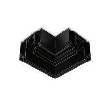 Ambrella connector angular for the Magnetic 48V busbar in the GL3392 BK stretch ceiling, black