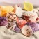 Set of shells Pecten Vequilum medium, 4 - 6 cm, 100 g