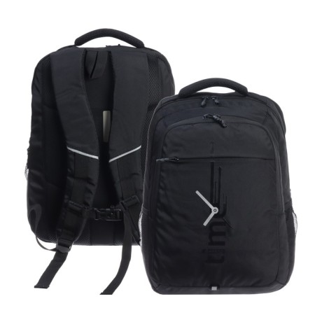 Youth backpack 42 x 31 x 22 cm, Grizzly, ergonomic back, laptop department, black