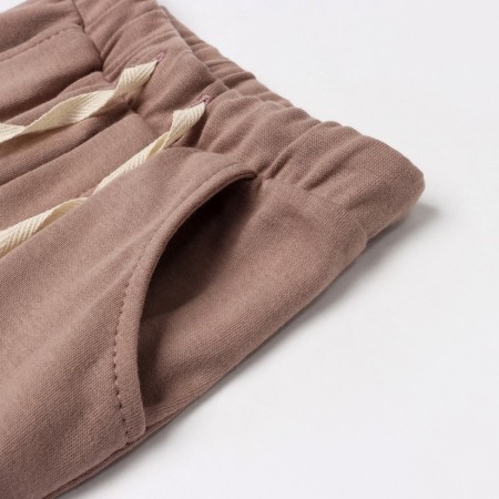 Set: T -shirt with DL. sleeve and pants crumb I am Dreamer, height 62-68 cm, beige-5