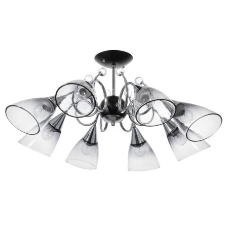 Chandelier "Marianna" 8he27 40w Black 77x77x33cm Bayerlux