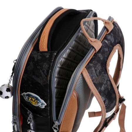 Frame backpack 35 x 26 x 14 cm, Across HK22, filling: bag, pencil case, blue HK22-4-13