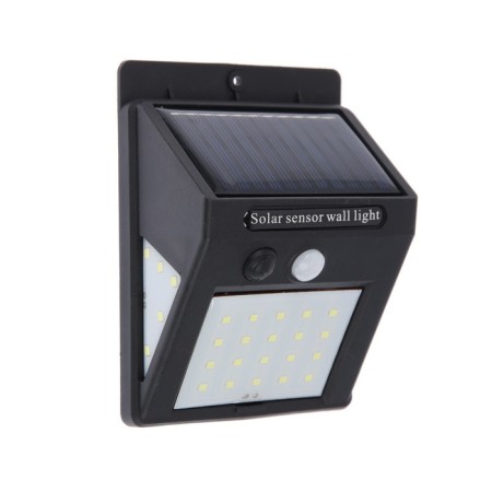 Garden lamp on a sunny battery with a motion sensor, invoice, 9.5 × 13 × 5 cm, 30 LED, white glow-4