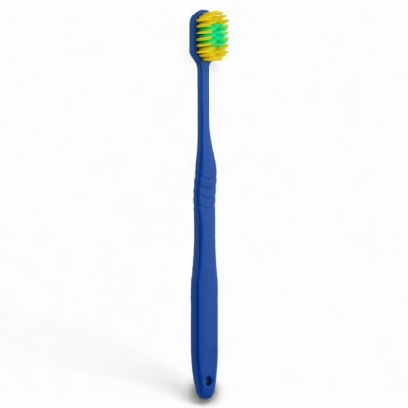 A toothbrush with a wide cleaning head and super -tank bristles, Japanese style-11