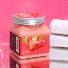 Cream-scrub for body renewing with strawberries 500 ml