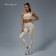 Sports top asymmetry, rr s, beige color